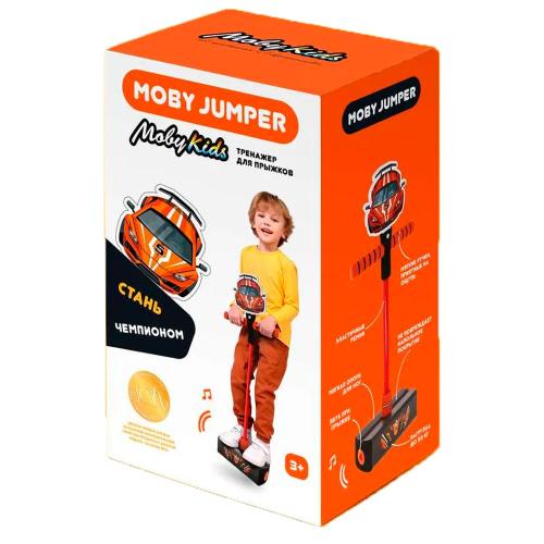 Тренажер для прыжков со звуком Moby Jumper Гоночная машина Moby Kids 69082 фото 4