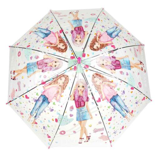 Детский зонт прозрачный полуавтомат Топ Модель 50 см Играем Вместе UM50T-TM
